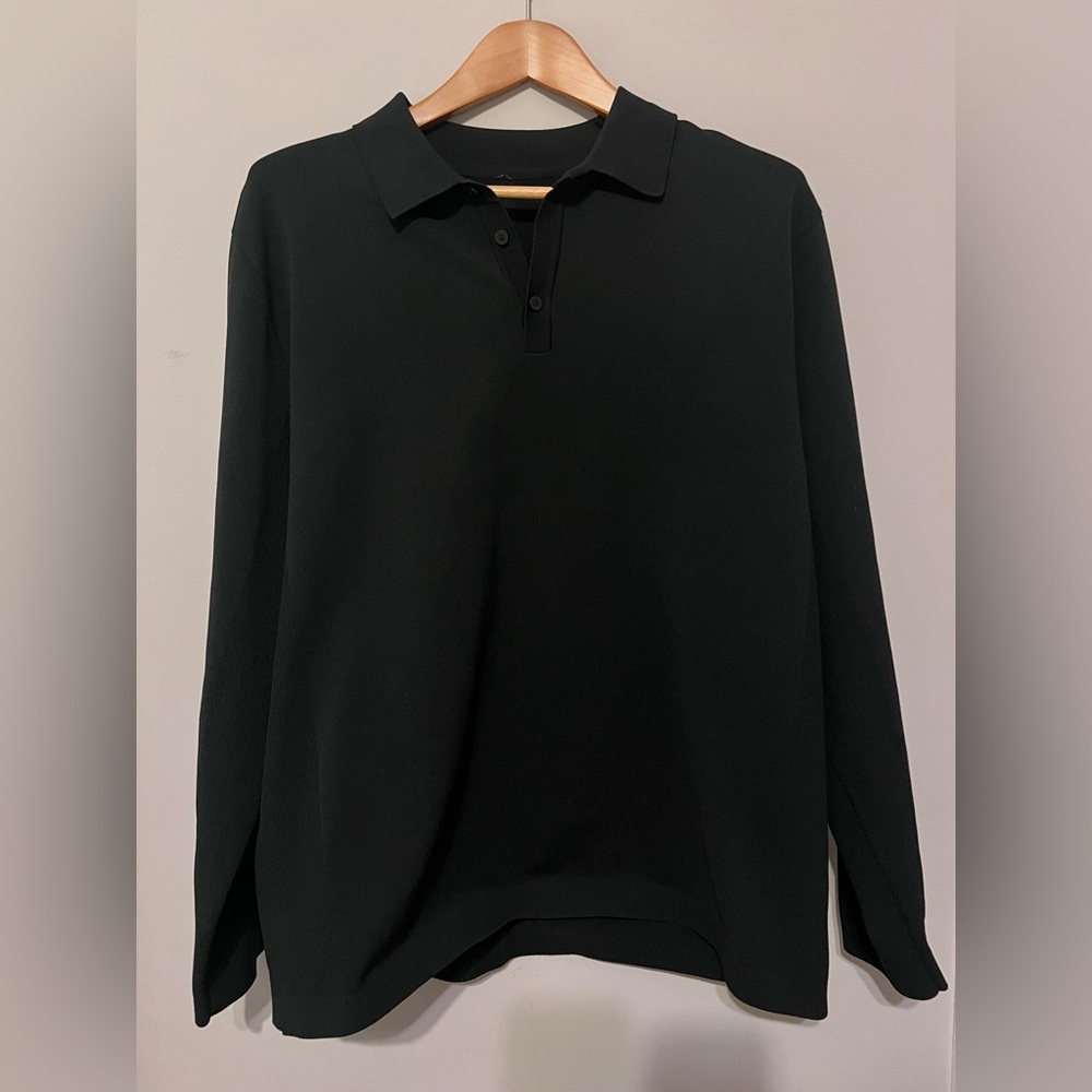 Lululemon Lightweight Knit Long-Sleeve Polo Shirt